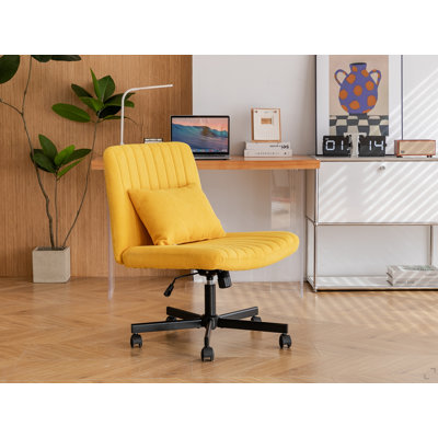 Chaise de bureau Linen Criss Cross
