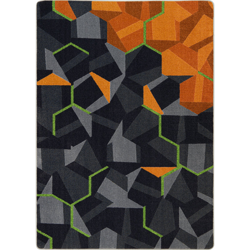 Kid Essentials Stealth Area Rug, Rectangle 5'4" x 7'8" 