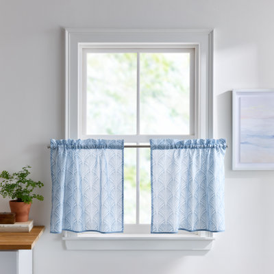  Fan Scallop Tier Set, 36in, Denim