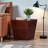 Troy Walnut Storage Cube, Accent Table