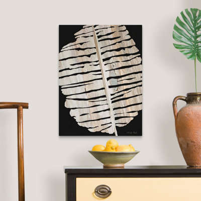 Palm Frond Wood Grain II by Cindy Jacobs - Print on Canvas -  Bay Isle Home™, 503504AE4ADD447B9D54EEF1DA218D05