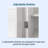 Kitchen Storage Cabinet, White Freestanding Sideboard