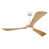 Blanc / naturel - bois - 52 po