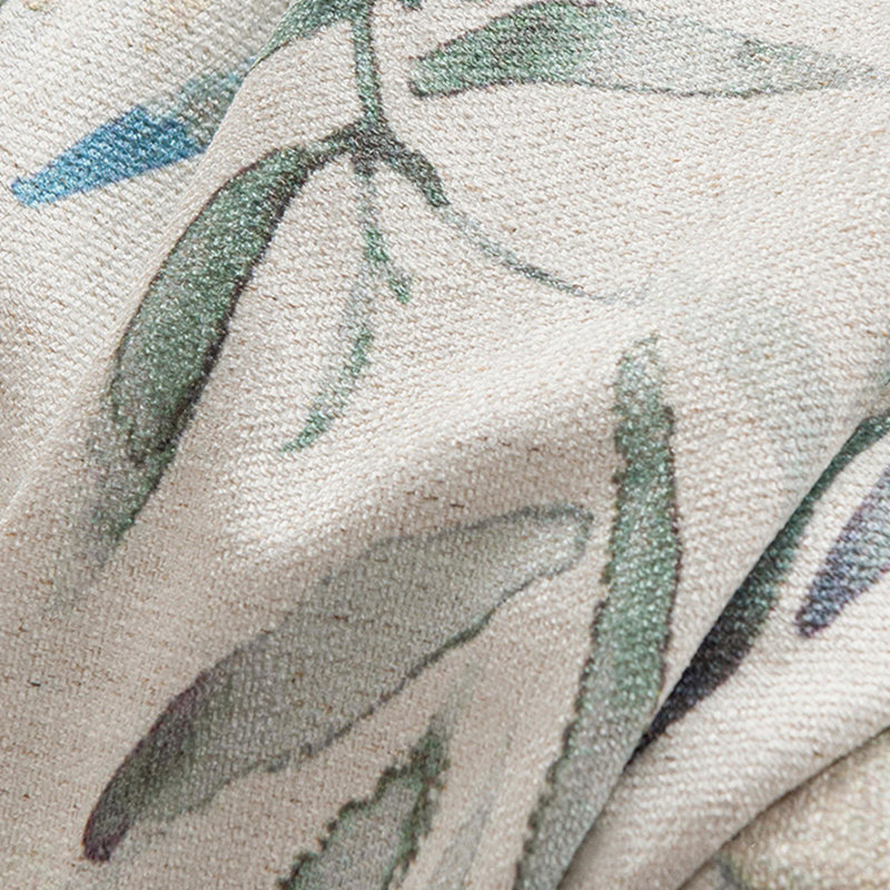 Irena Floral Linen Throw Pillow