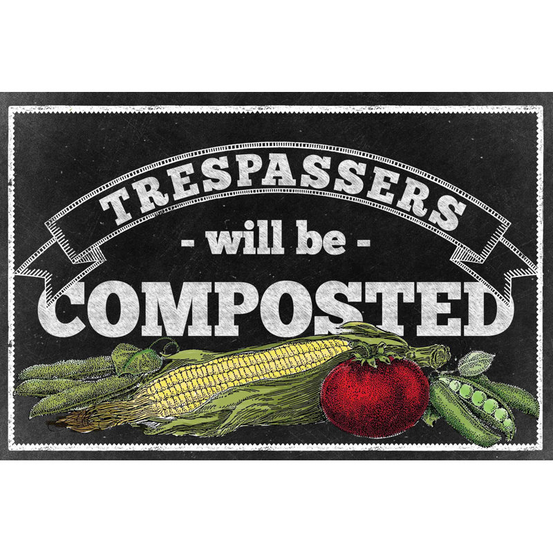 Veggies Chalk - Wrapped Canvas Print, 76cm H x 114cm W