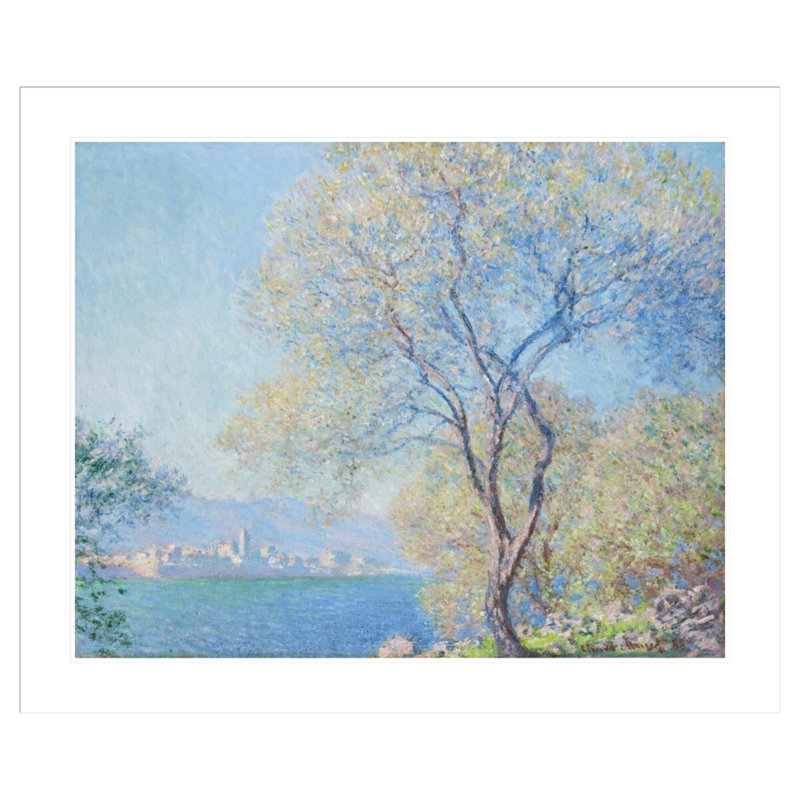 «Antibes Seen from La Salis» par Claude Monet, impression giclée encadrée, H 33,5 po x l 40,25 po