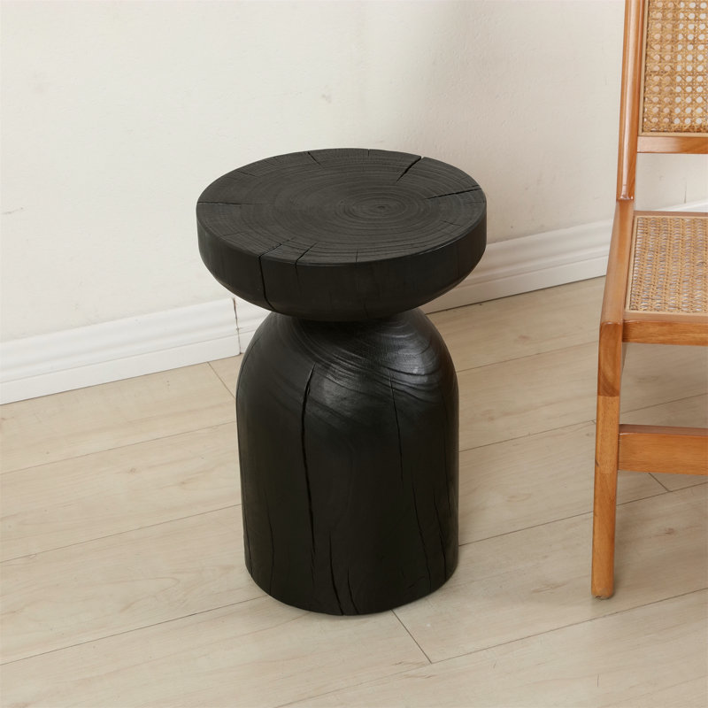Solid Mango Wood Side End Table