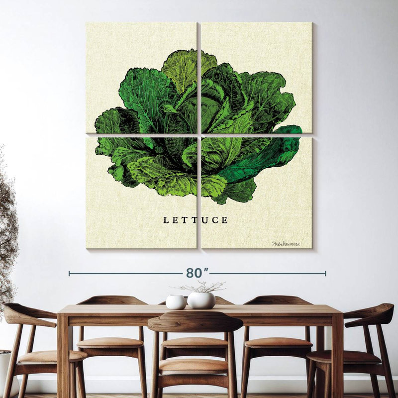 Yarlin Linen Vegetable II, 74" H x 74" W