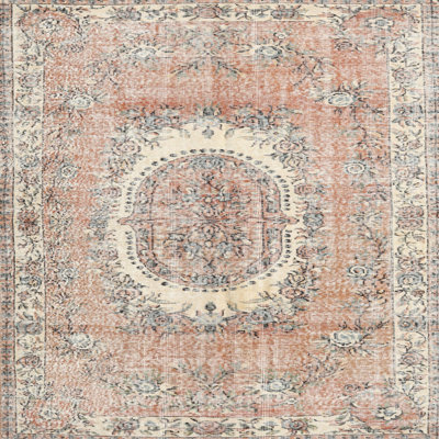 Tapis oriental multicolore tissé à la machine Oriental