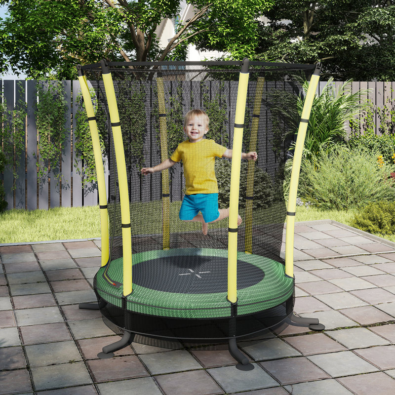 Maxway Furniture ft Round Kid / Toddler Trampoline, Yellow