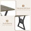 Table de salle à manger Mid Century