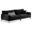 Canapé modulaire 110,24 "en chenille noire-129453425