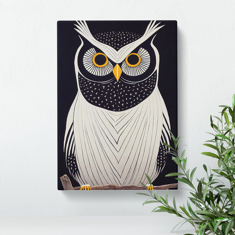 The Unusual Owl - Wrapped Canvas, 76cm H x 35cm W x 3cm D