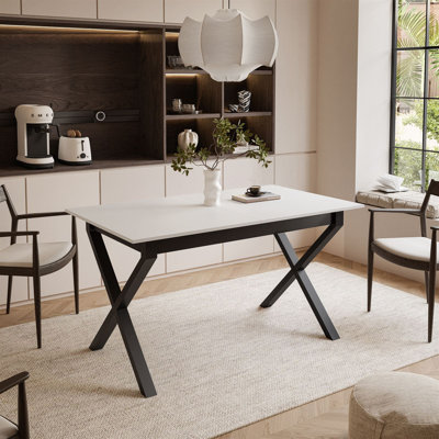 Extendable table ARTON II  140 cm,  "X" legs