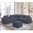 Wide-welt Corduroy Sectional Set-376046642