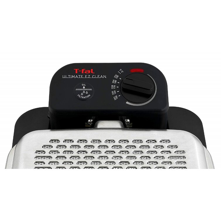 T-fal FR1014002 Easy Pro Enamel 3-Liter Deep Fryer, Stainless Steel - Bed  Bath & Beyond - 15011287