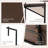24'' Rectangular Adjustable Folding Table