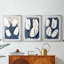 FLORAL Series DCCV III - Impression encadrée sur mesure de qualité supérieure - 3 pièces-1617729898