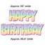 Ensemble de 5 présentoirs Happy Birthday