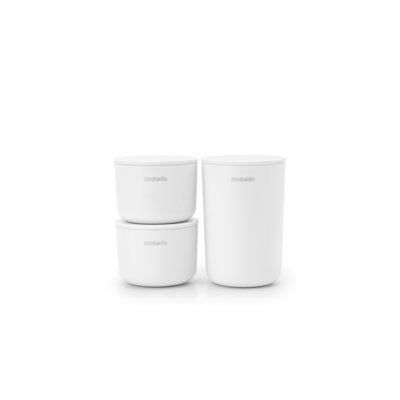 3- Piece Brabantia Renew Storage Pots