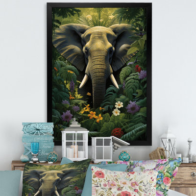 «Celicia Elephant Jungle Sanctuary III», reproduction sur toile
