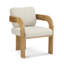 Chaises de salle à manger rembourrées Demars Modern-114906739-114906741