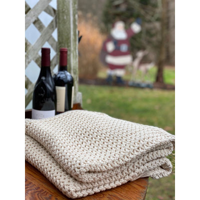 Knitted Throw Blanket