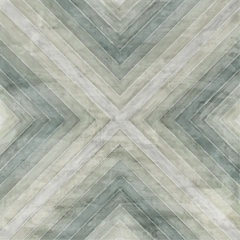 «Concentration of Green IV» par Guseul Park - impression, Couche de verre, H 24 po x l 24 po