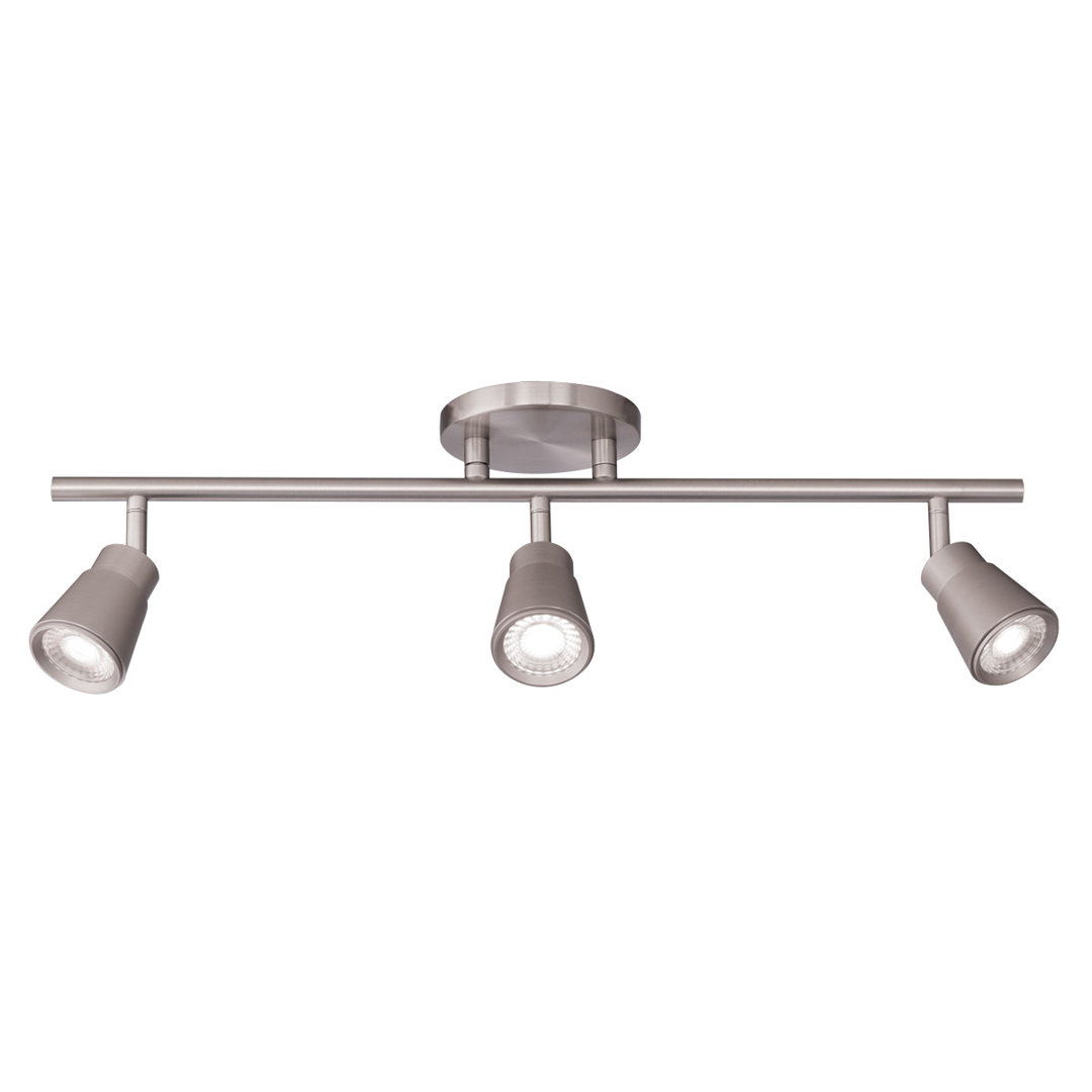 Solo 24'' 3 -Light Fixed Track Track Kit with Dimmable and Adjustable Head WAC Limited
