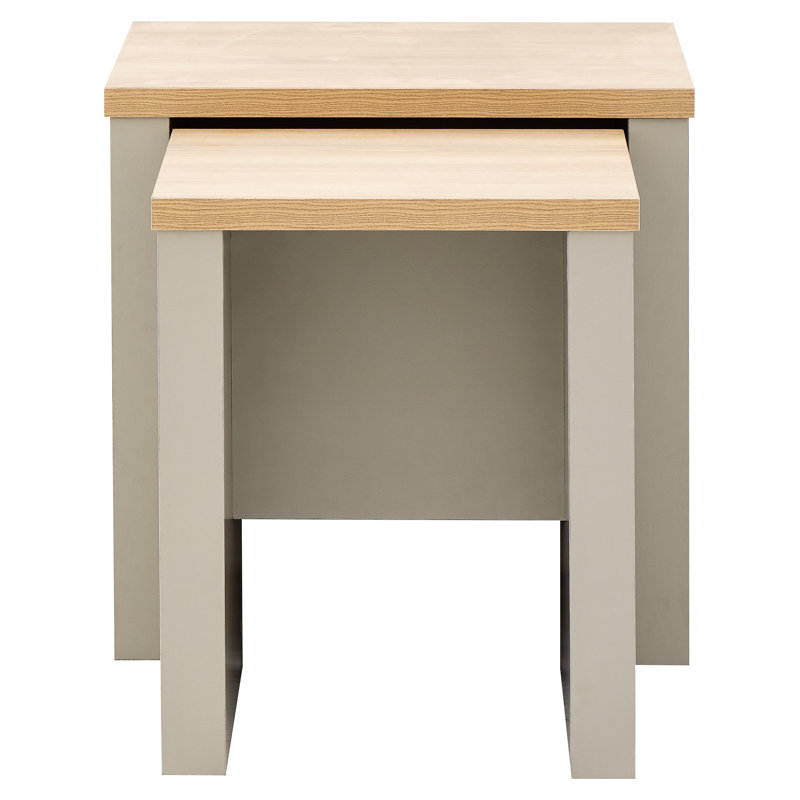 Beverly Lancaster 2 Piece Nest of Tables, Grey