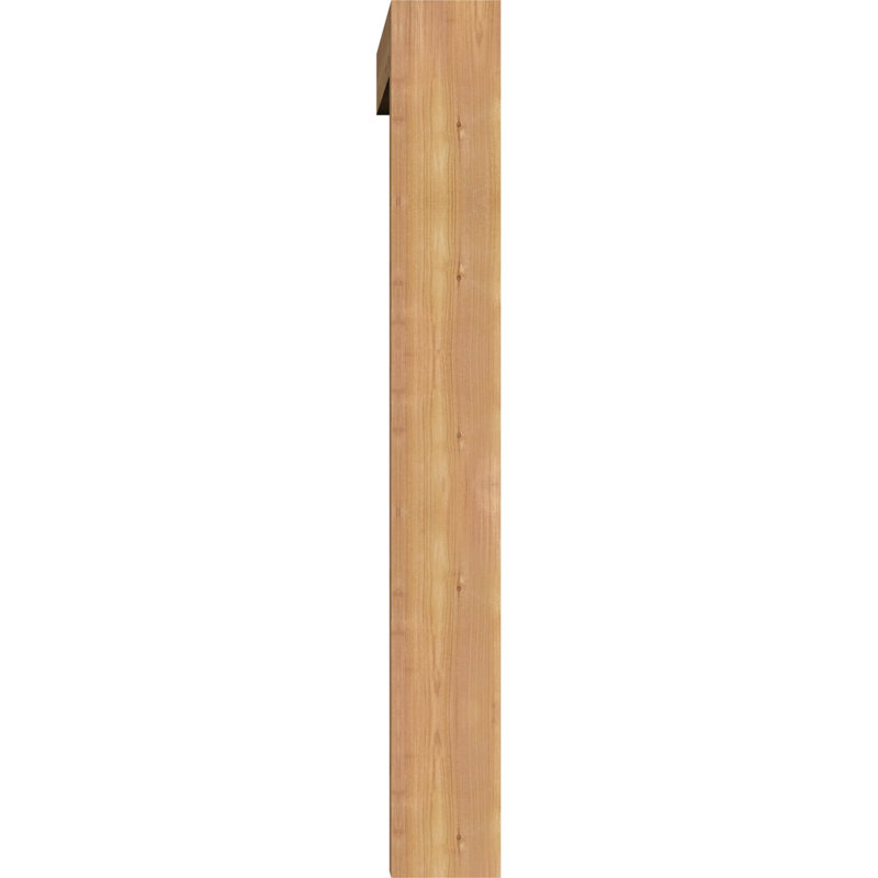 Support Funston Block avec support décalé, 44 x 32, Cèdre rouge occidental de l 5 1/2 po (lisse)
