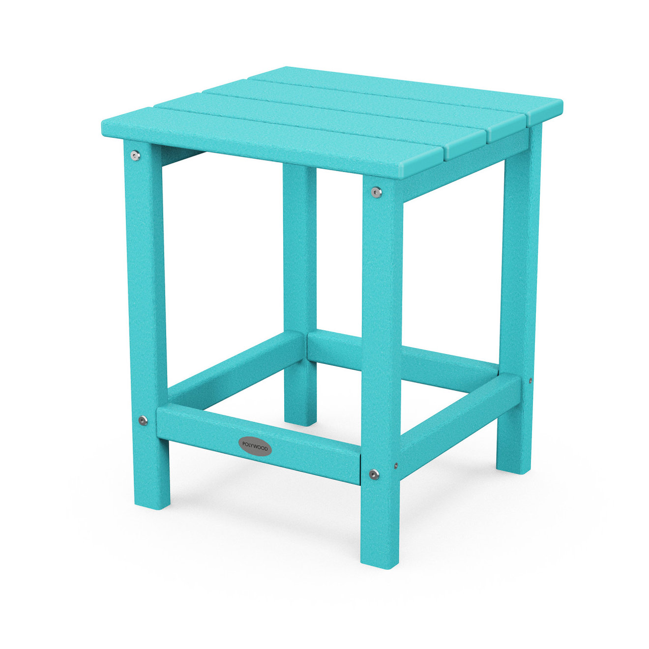 POLYWOOD® Long Island 15" Patio Side Table, Aruba