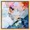 Rainbow Riot II, art mural en verre acrylique ultrabrillant encadré Soft Color Abstracts par Art Remedy, cadre doré, 24 x 24