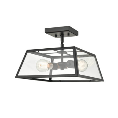 Marcell Glass Semi Flush Mount