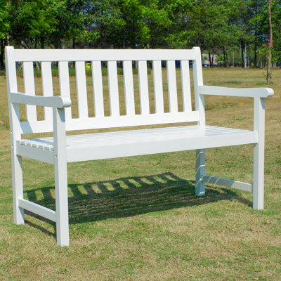 Elowen Wooden Garden Bench by Beachcrest Home