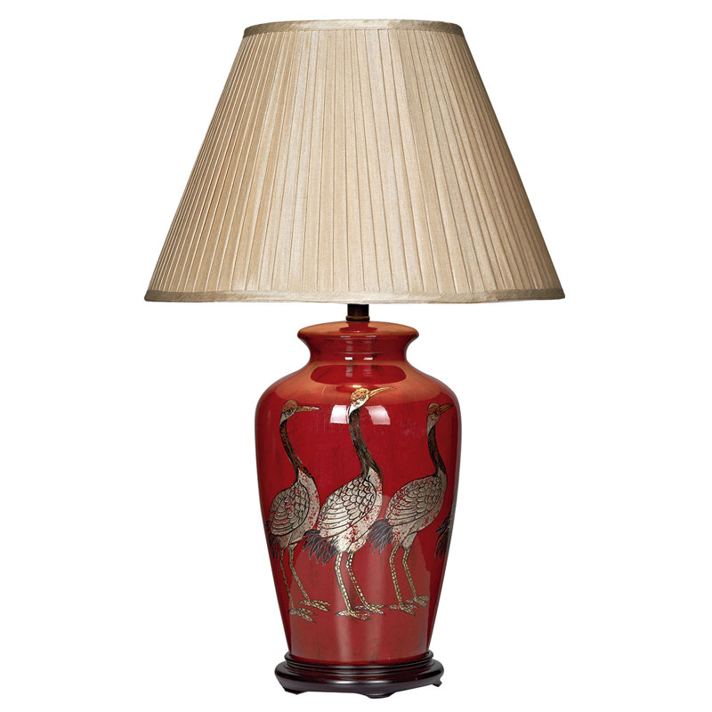 Ronneby 44cm Red/Dark Brown Table Lamp Base