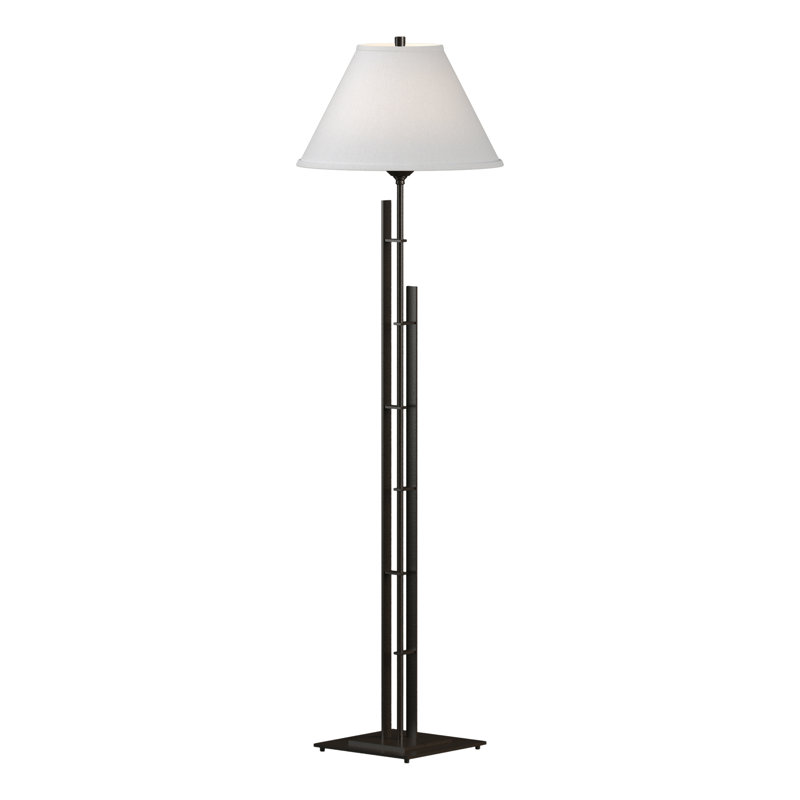 Metra 57.2" Floor Lamp, Natural Anna, Oil Rubbed Bronze