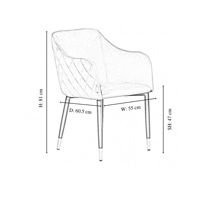 Holdenville Modern Velvet Dining Chair - Ergonomic Button Back with Metal Legs, Blue, Black/Gold