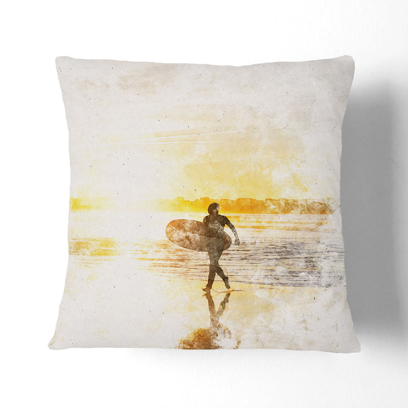 Square Cushion, 55cm H x 55cm W x 20cm D, Stone