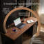 Bureau d'ordinateur de 67,4 po Farmhouse , Bureau, Maison-1625268929
