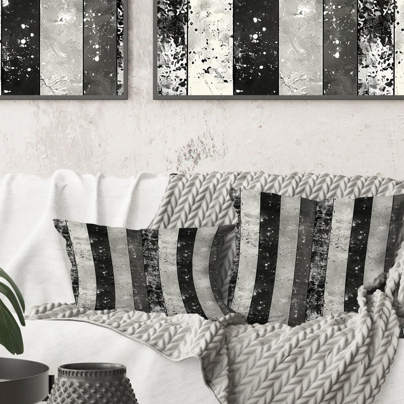 Coussin décoratif Sparkling Stripes - Glam, H 16 po x l 16 po