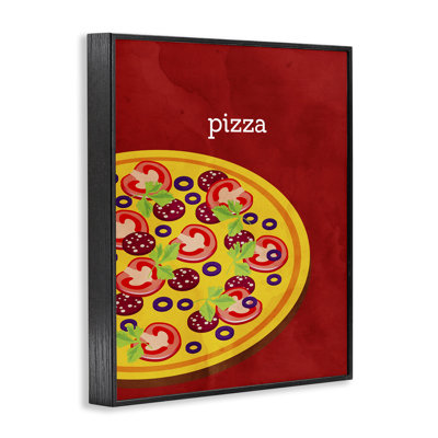 «Tasty Savory Pizza», estampe numérique, design par Kim Allen