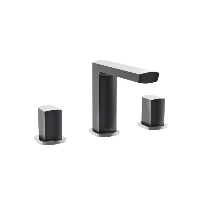 Robinet pour salle de bain large Grafik, Noir