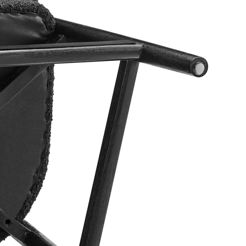 Katishia Boucle Counter Stool, Black, Stanton Black