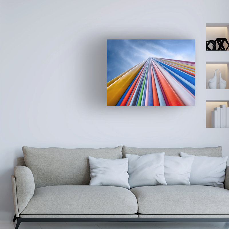 Nadav Jonas Rainbow From A Cloud Canvas Art, 18" H x 24" W