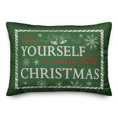  Housse de coussin «Have Yourself a Merry Little Christmas»