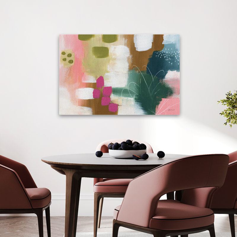 Abstrait - éclat de couleur II, H 24 po x l 36 po