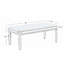 Table basse à miroir argenté