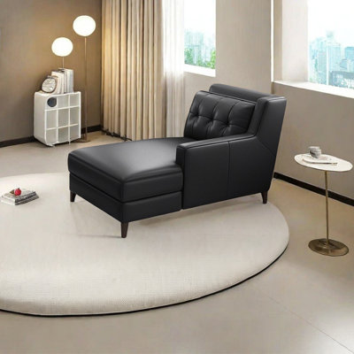 Fauteuil inclinable ergonomique en cuir rembourré d'éponge