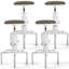 Ensemble de 4, tabouret de bar industriel rétro en similicuir-1271481505-1271481507